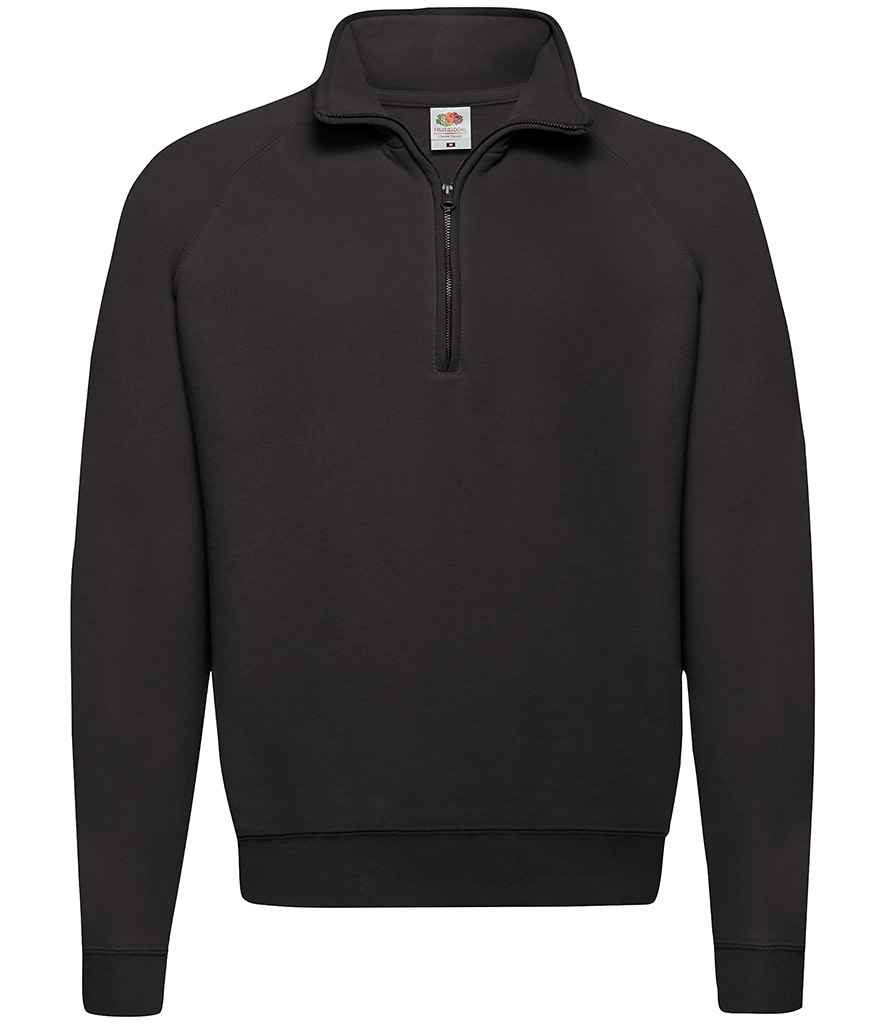 Fruit of the Loom Classic Zip Neck Sweatshirt - PenCarrie